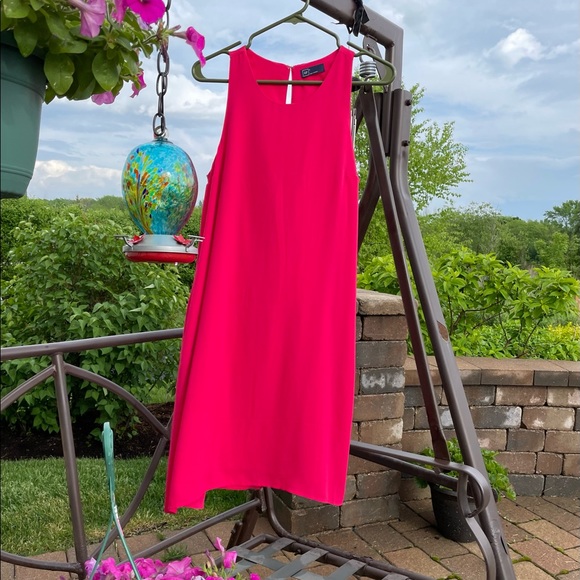 GAP | Dresses | Gap Dress In Hot Pink | Poshmark